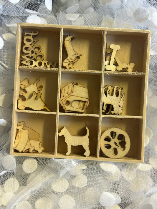 Wooden Embellishments / Dogs