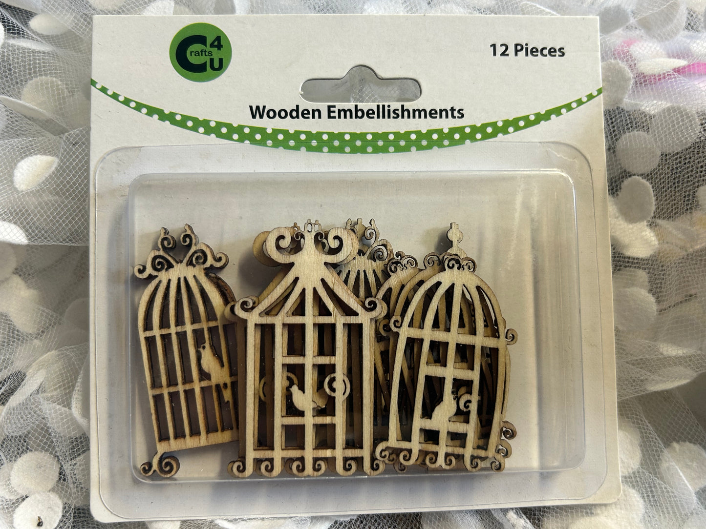 Wooden Embellishments / Birdcages