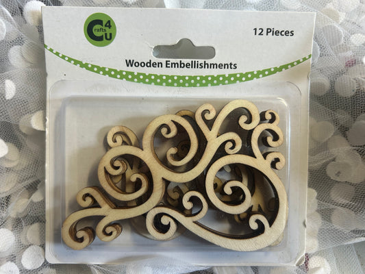 Wooden Embellishments / Flourishes