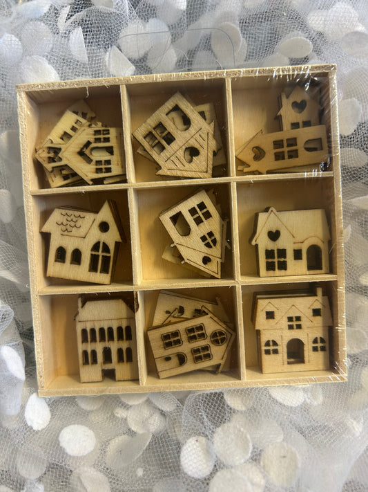 Wooden Embellishments / Houses