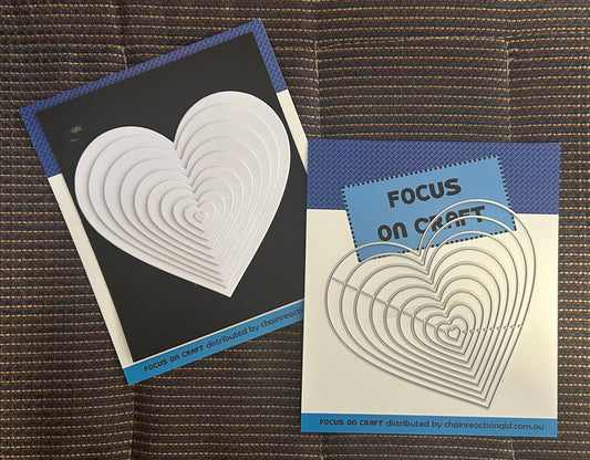 A Focus on Craft / Nesting Dies / Hearts