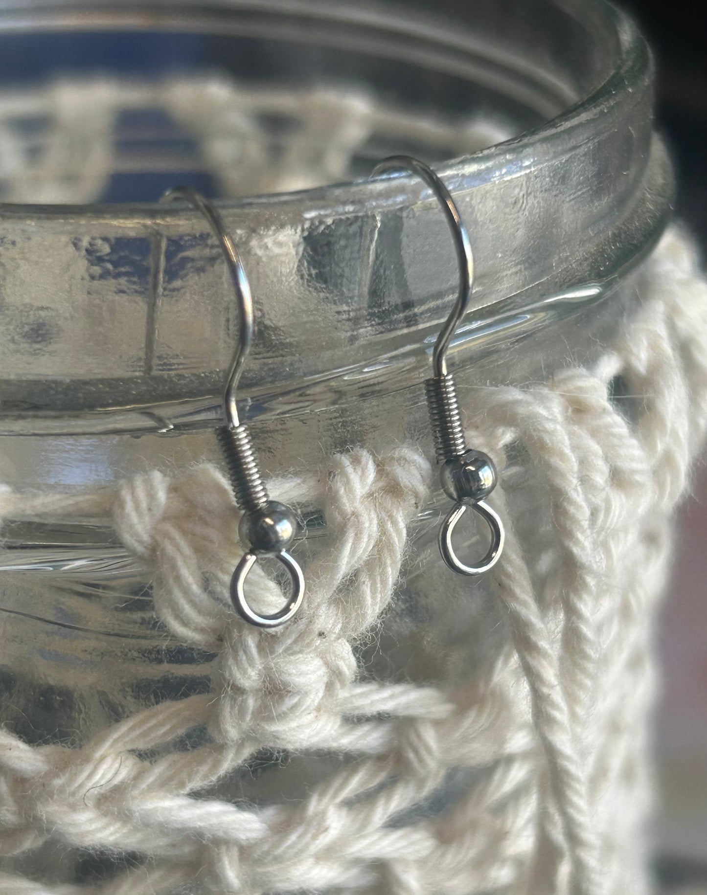 Stainless Earring hook / Silver