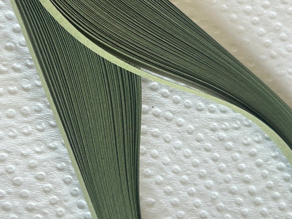 Quilling Strips 3mm / 50 Pack / Assorted Single Colours / Earthy Boho