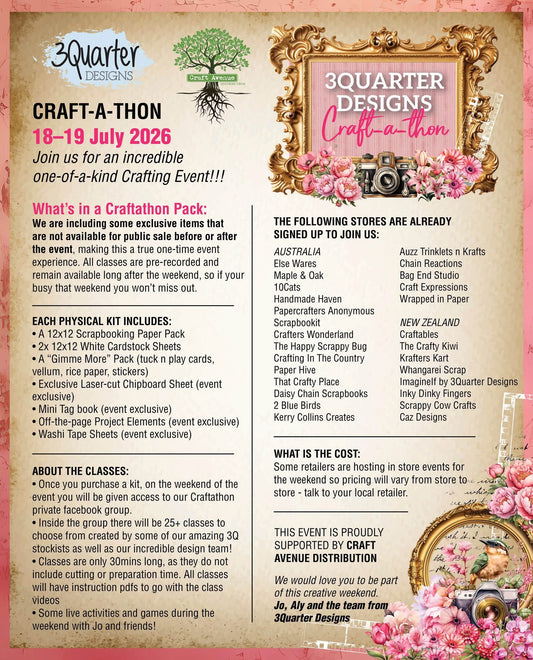Craft-A-Thon 2026  July 18-19