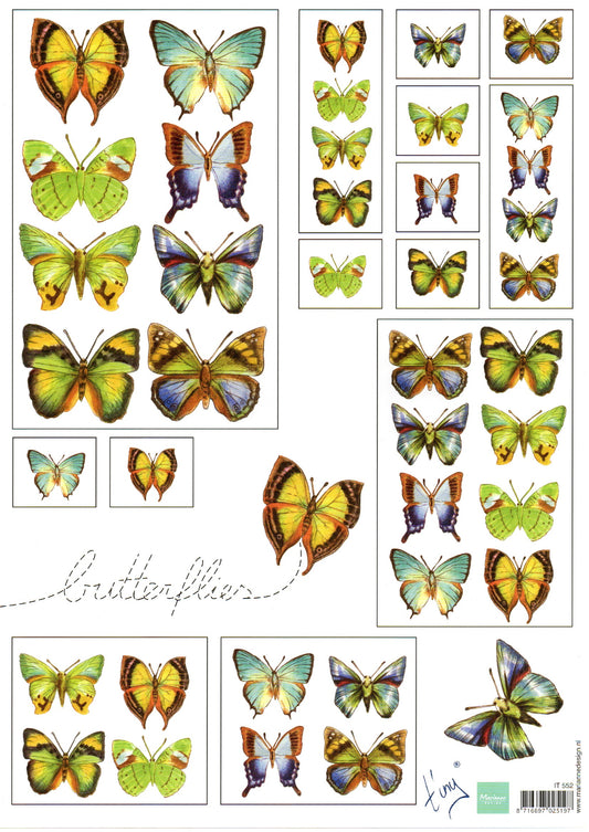 Marianne Design - Topper Sheet / Butterflies