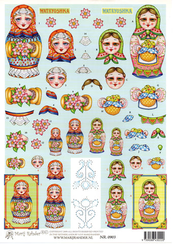 Marij Rahder / 3D Sheet / Russian Dolls