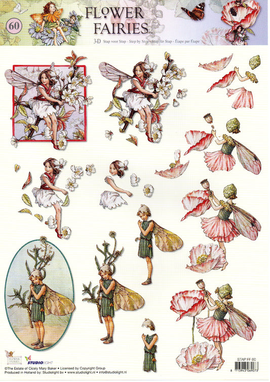 Studio Light / 3D Sheet / Flower Fairies No.60