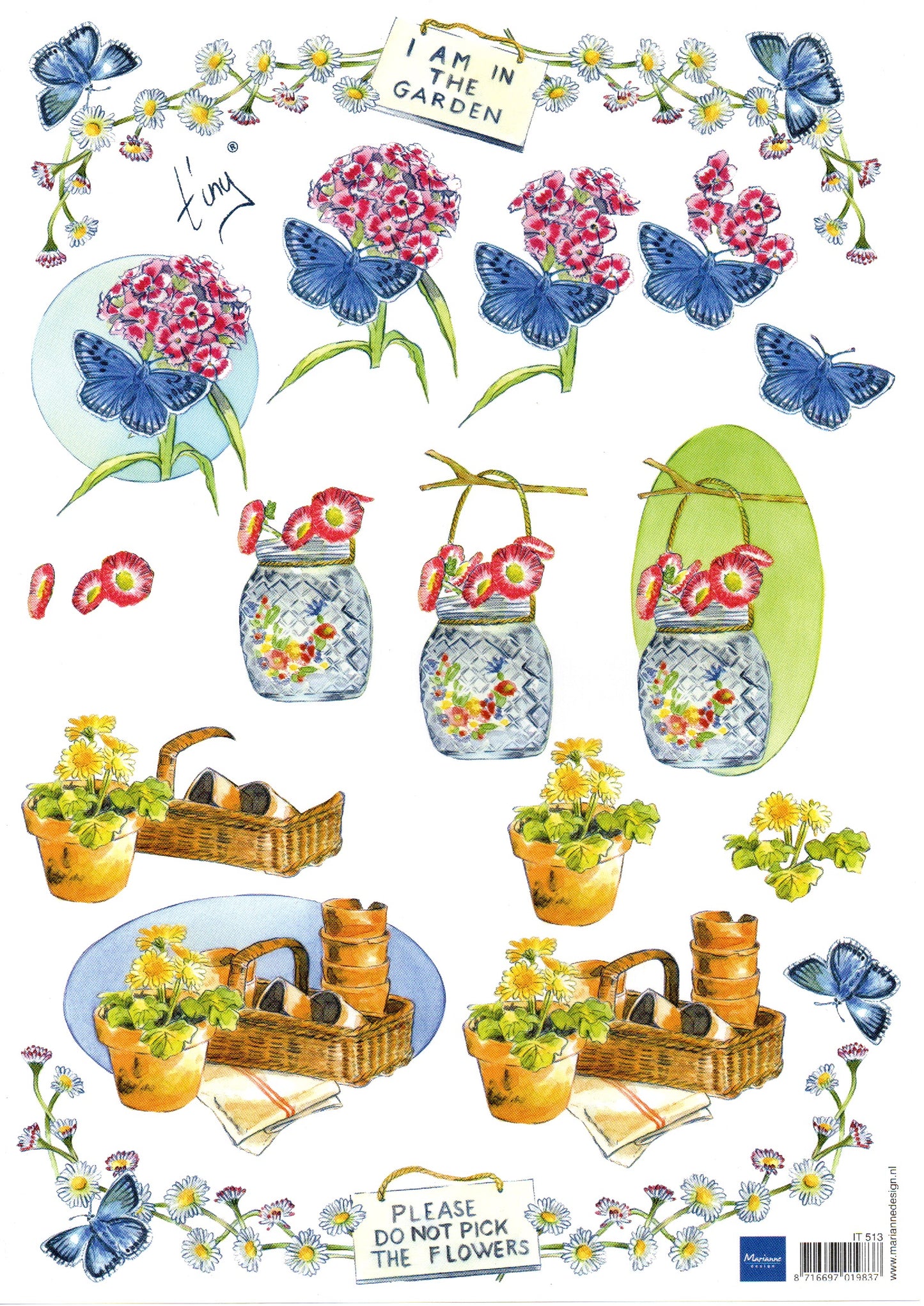 Marianne Design - 3D Sheet - In the Garden 2