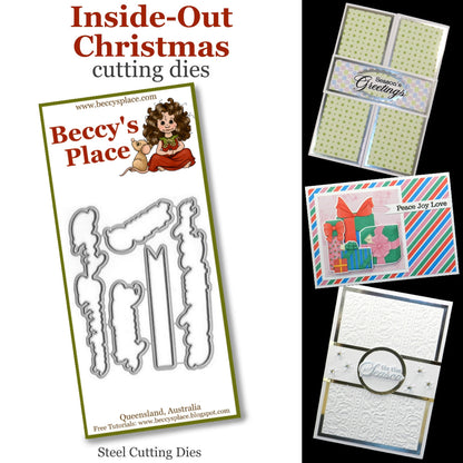 Beccy's Place - Inside Out Christmas, Clear Stamp Set