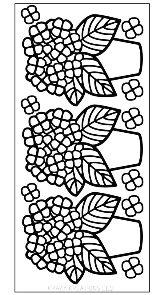 Hydrangea Flowerpot / Black