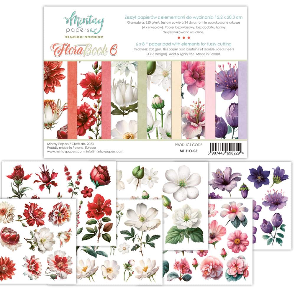 Mintay / 6 x 8 Booklets / Assorted Designs