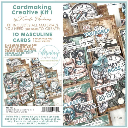 Mintay Cardmaking Creative Kit - Masculine Cards