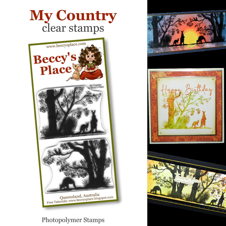 Beccy's Place - My Country, Clear Stamp Set