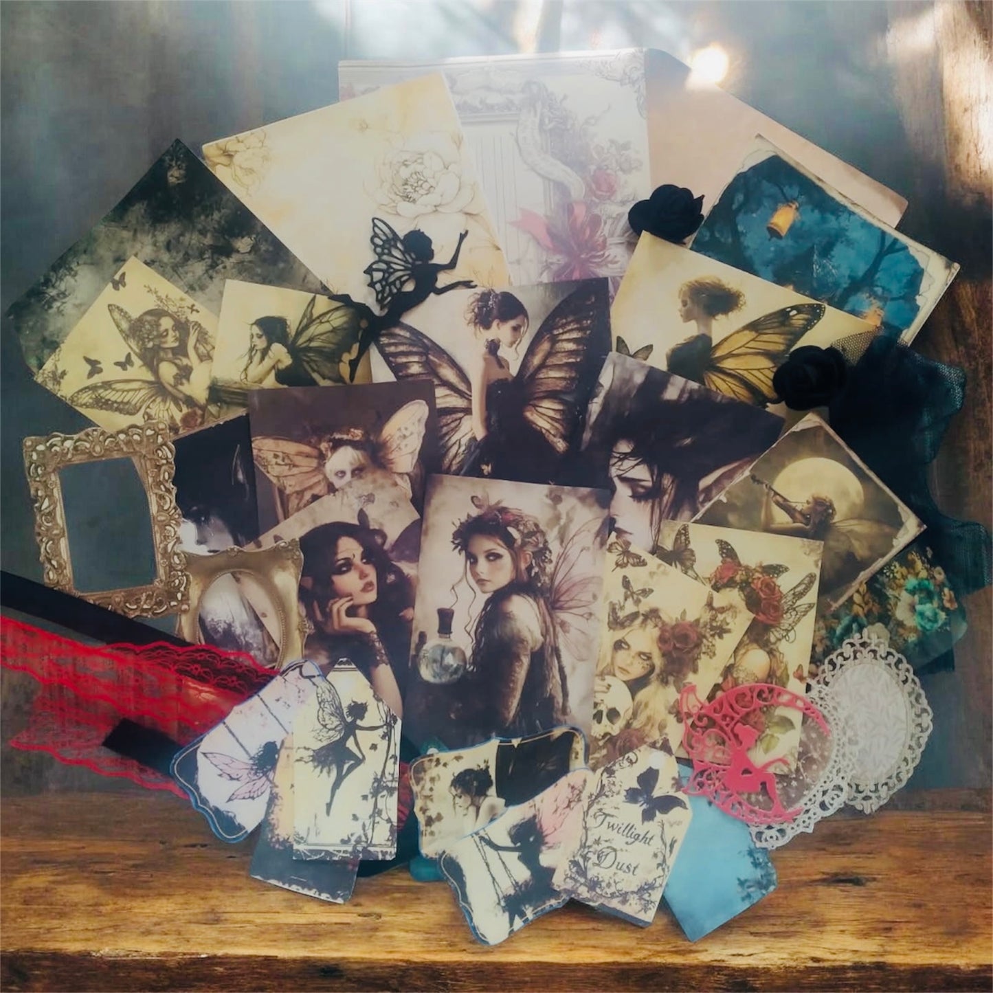 Junk Journal Kits - Gothic Fairy