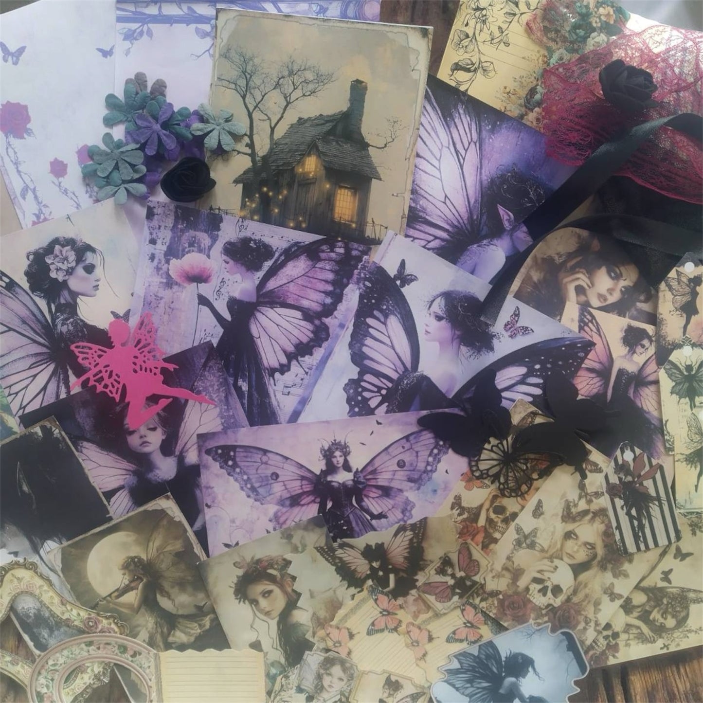 Junk Journal Kits - Gothic Fairy