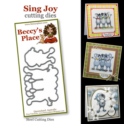 Beccy's Place - Sing Joy, Clear Stamp Set