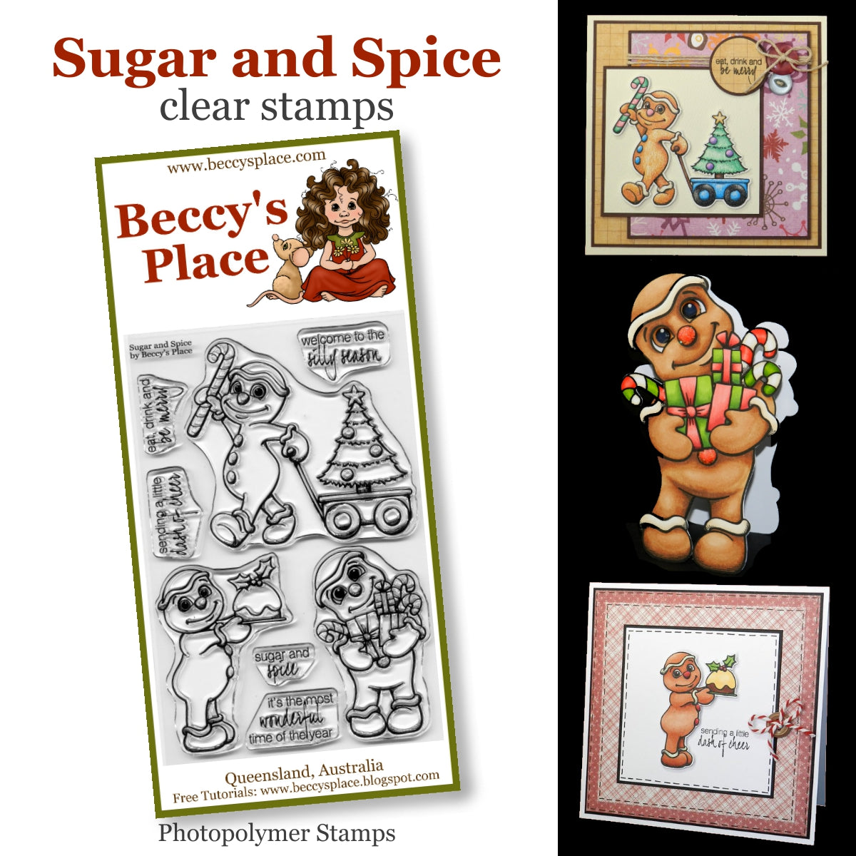 Beccy's Place - Sugar and Spice, Clear Stamp Set