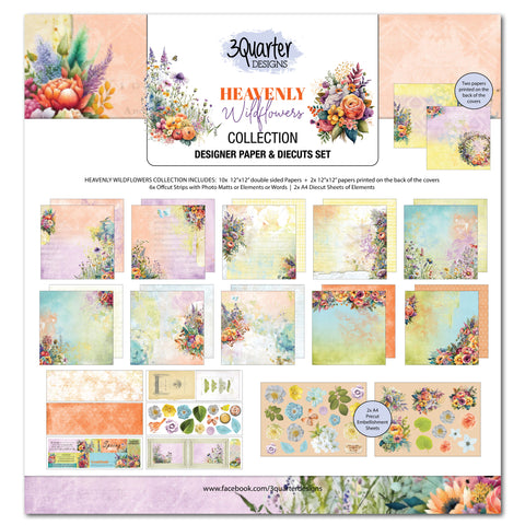 3Quarter Designs / Heavenly Wildflowers Collection