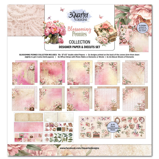 3Quarter Designs / Blossoming Peonies Collection