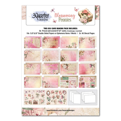 3Quarter Designs / Blossoming Peonies Collection