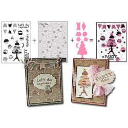 Stamping, Embossing & Die cutting set / Party Time