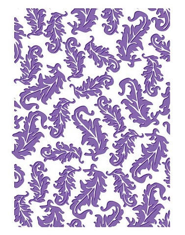 Embossing Folder / Feather Frenzy