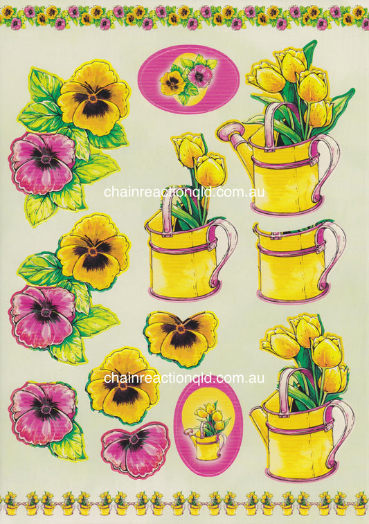 Easy 3D - Tulips/Pansies No1 #036