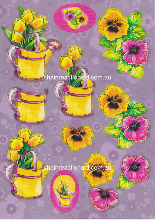 Easy 3D - Tulips/Pansies No2 #037