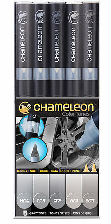 Chameleon 5 Pen Set - Gray