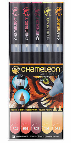 Chameleon 5 pen set - Warm Tones