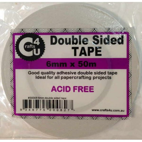 Crafts4U Double Sided Tape / 6mm x 50m