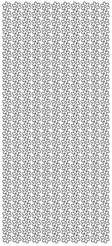 Flower lines, silver