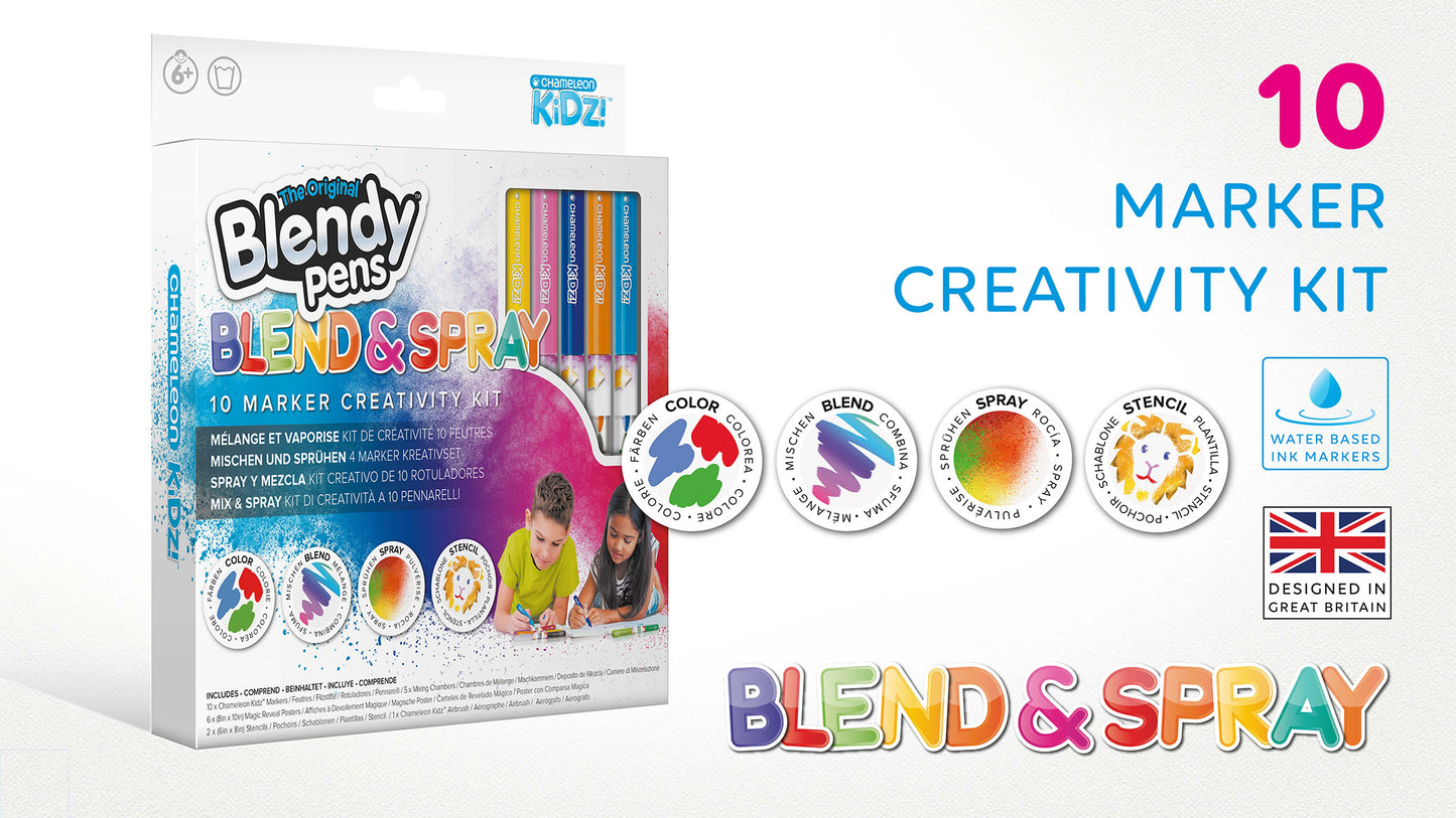 Blendy Pens / 10 Marker Creativity Kit