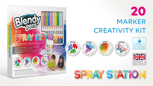 Blendy Pens / Spray Station 20 Marker Creativity Kit