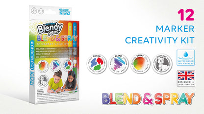 Blendy Pens / 12 Marker Creativity Kit