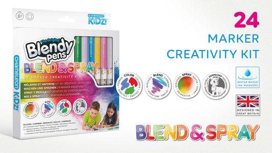 Blendy Pens / 24 Marker Creativity Kit