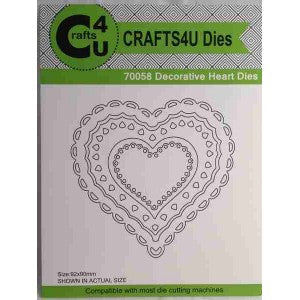 Crafts4U / Decorative Hearts - set of 5