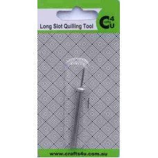Long slot quilling tool