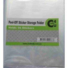Storage Folder for Peel Off Stickers