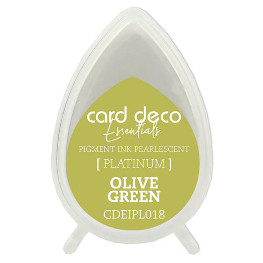 Card Deco Essentials Pigment Ink Pearlescent Olive Green