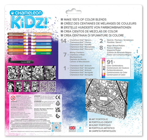 Chameleon Kidz - Art Portfolio 14 Marker Creativity Kit – Arts and Crafts  Supplies Online Australia