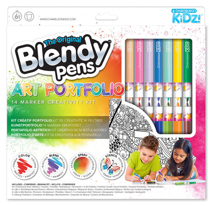 Blendy Pens / Art Portfolio 14 Marker Creativity Kit