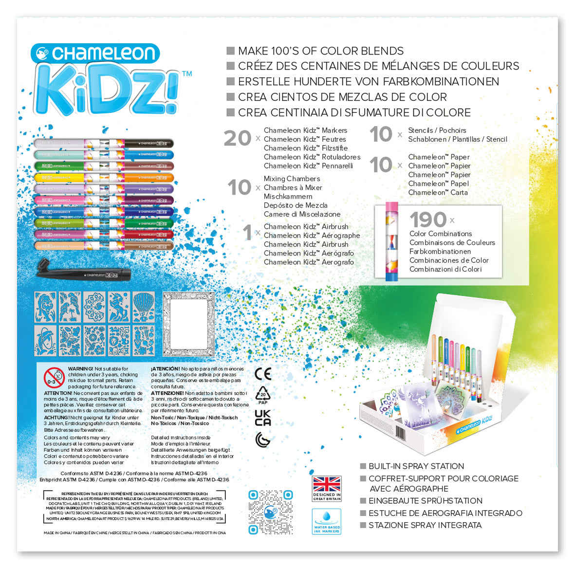 Blendy Pens / Spray Station 20 Marker Creativity Kit