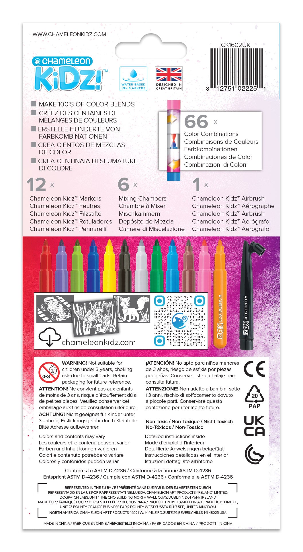 Blendy Pens / 12 Marker Creativity Kit