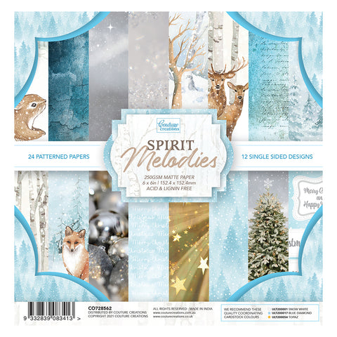 Christmas Paper Pad 6 x 6 / Spirit Melodies