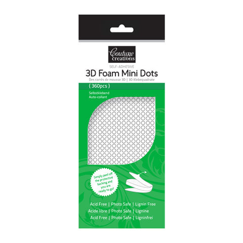 3D foam mini dots (360pcs) 0.5cm wide