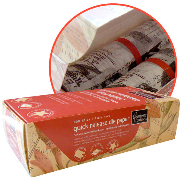 Quick Release Die Paper 2 x 5m rolls