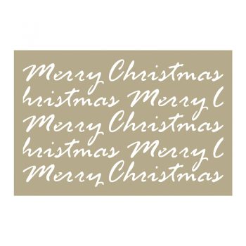 Couture Creations / Stencil - Christmas Script