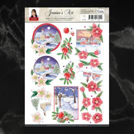 3D Diecut sheet - Jeanine's Art / Christmas Classics Landscapes 2