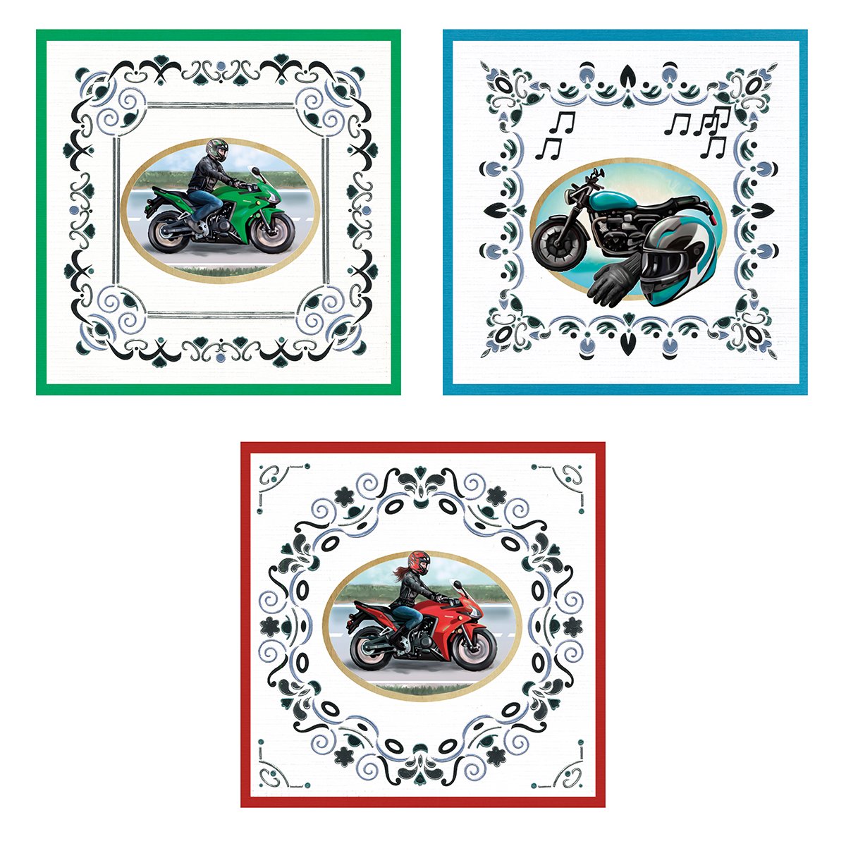 Dot & Do 3D Push Out Kit - Mens Kits / Motorcycles